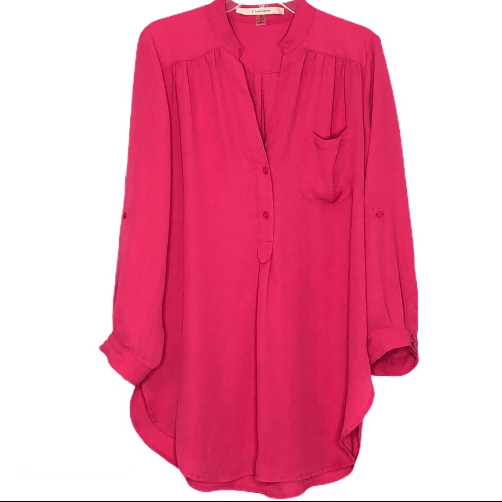 41 Hawthorn Stitchfix Pink Button Down Blouse size Small